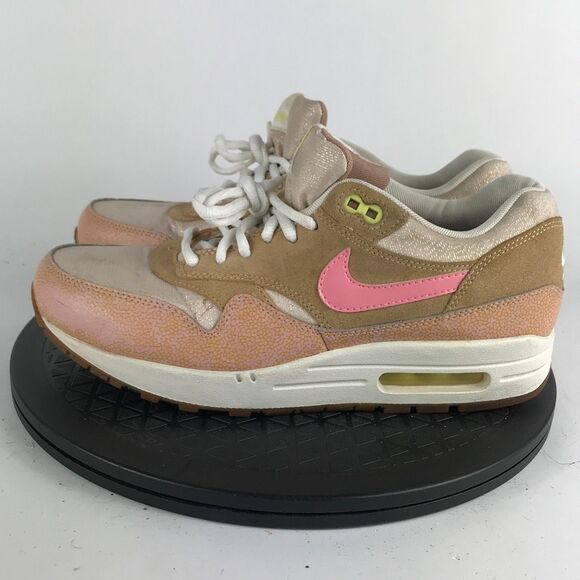 Nike Air Max 1 PRM Dusted Clay/Pink Running Shoes 454746-201 Women’s Size 9 - Picture 8 of 13
